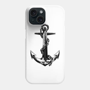 Distressed Anchor and Chain Phone Case