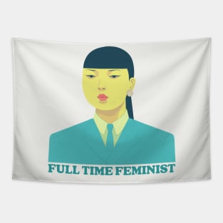 Full Time Feminist Tapestry