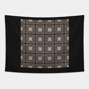 Mountainous view Kaleidoscope pattern 2 Tapestry