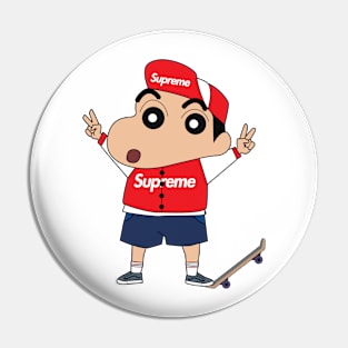 sinchan goes hypebeast Pin