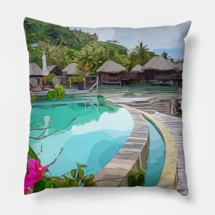 Bora bora Pillow