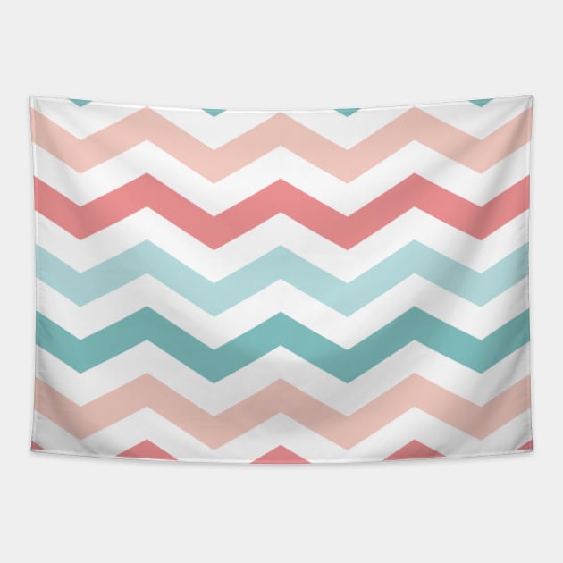 Wavy colorful design Tapestry by TulipDesigns