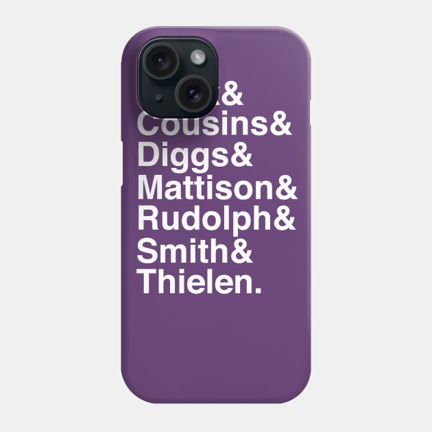 Vikings Offense (2019) Phone Case by Cash Clothing