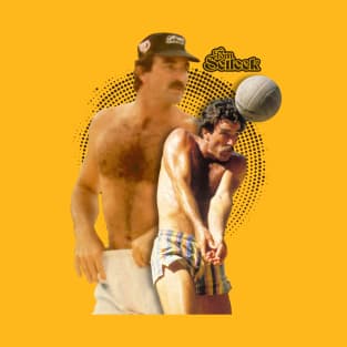 tom selleck volleyball T-Shirt