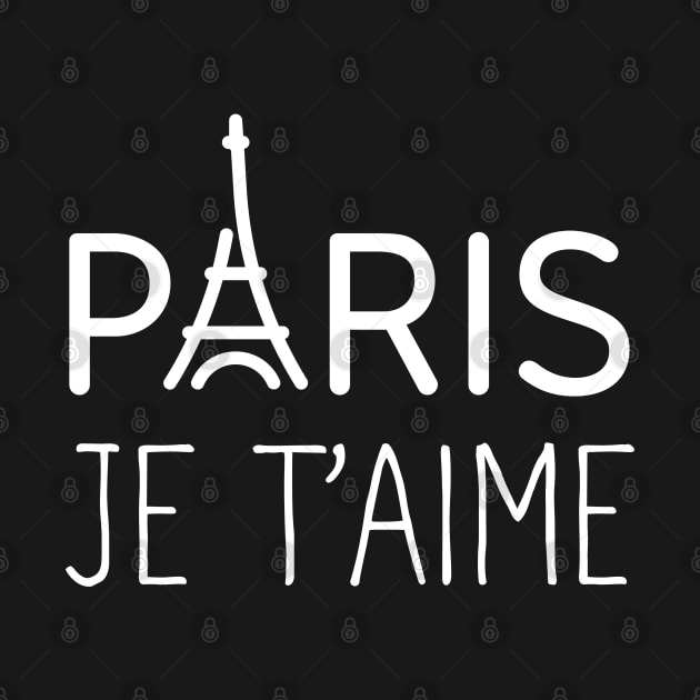 Paris Je T'aime I love Paris Eiffel Tower by Swagmart