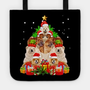 Chow Chow Christmas Tree Tote