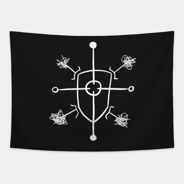 Sigil of Resistance Tapestry by digitalsigils