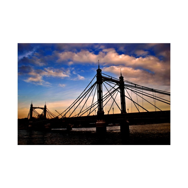 Albert Bridge River Thames London by AndyEvansPhotos