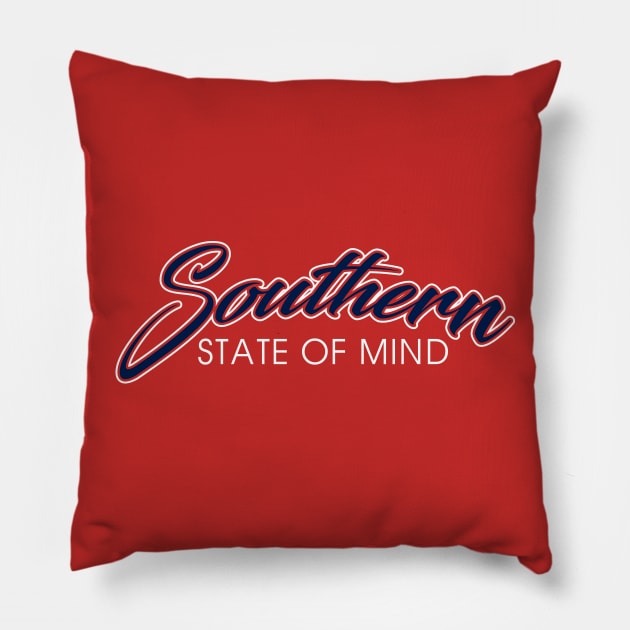 Southern State of Mind 3 Pillow by 316CreativeGroup