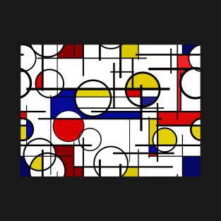 Mondrian pattern T-Shirt