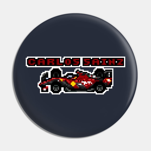 Carlos Sainz '23 Old School Pin by SteamboatJoe