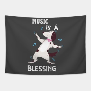 Music is A Blessing Tapestry