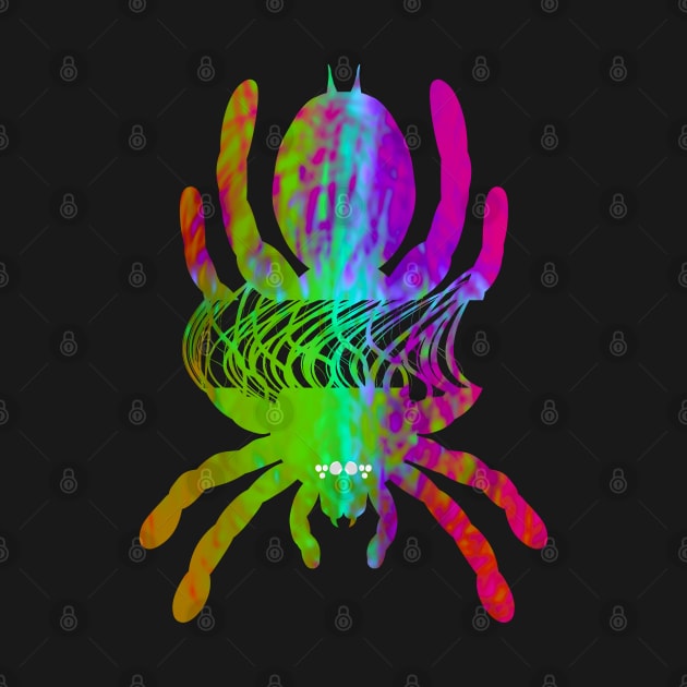 Tarantula Silhouette V37 (Tie Dye) by IgorAndMore