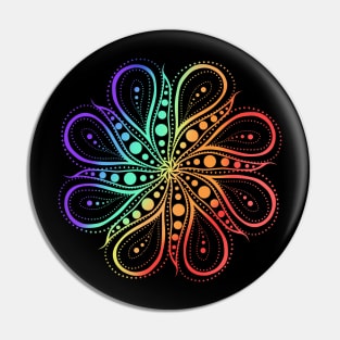 Mandala Shirt Pin