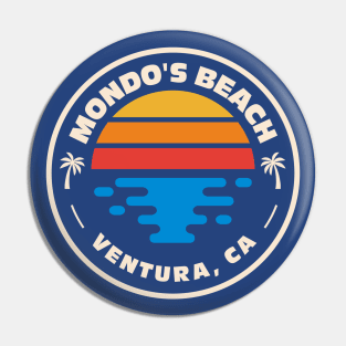 Retro Mondo's Beach Ventura California Vintage Beach Surf Emblem Pin