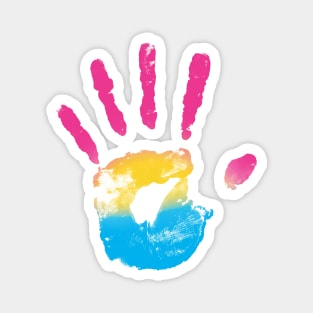 Pansexual Handprint Magnet