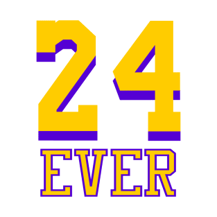 24 Ever LA Memorial Basketball Legend Design T-Shirt