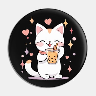 cute cat drink beverage tea cuteness enthusiasts Pin