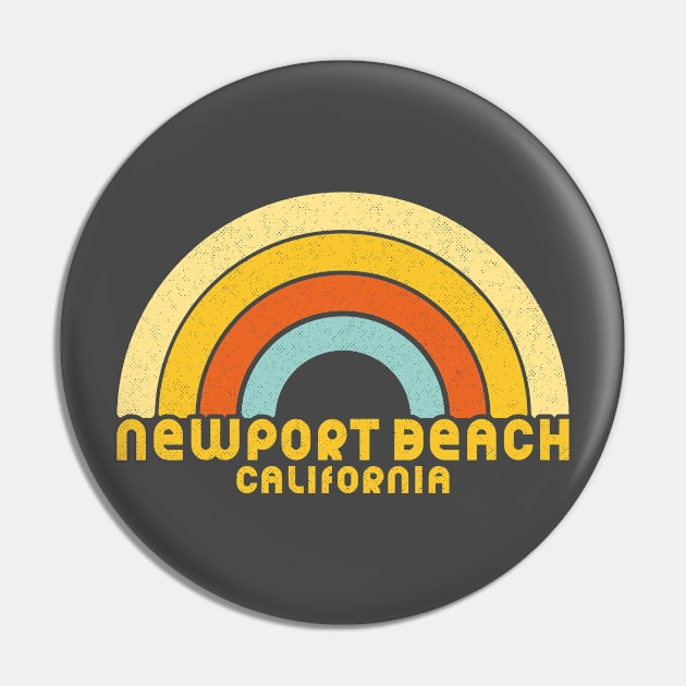 Retro Newport Beach California Pin by dk08