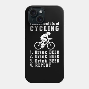 Pedals & Pints: Cycling and Beer Lover's Tee Phone Case