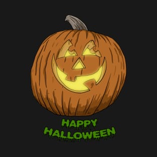 Jack-O-Lantern Happy Halloween T-Shirt