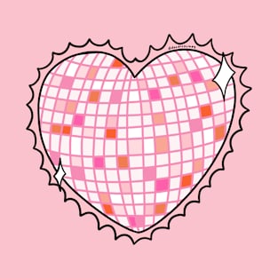 Disco Ball Heart T-Shirt