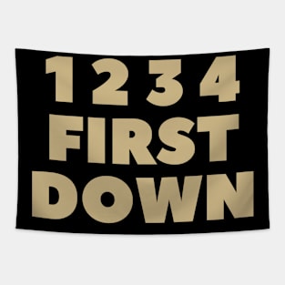 1 2 3 4 First Down Tapestry