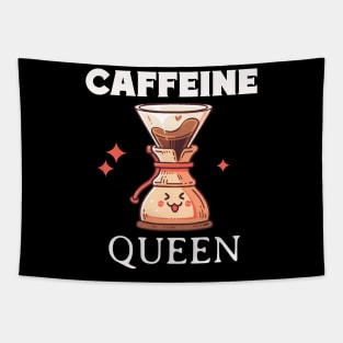 Caffeine queen coffee Tapestry