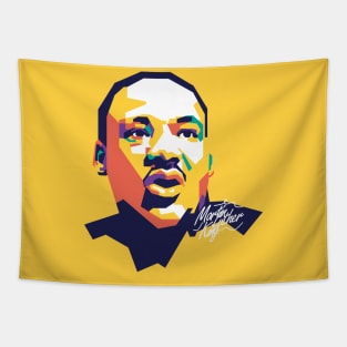 Martin Luther King on WPAP art #1 Tapestry