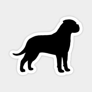 Bullmastiff Silhouette Magnet