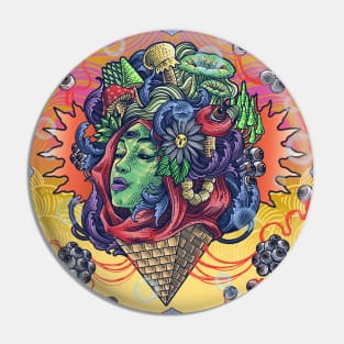 Cambulo Psychedelic Artwork Pin