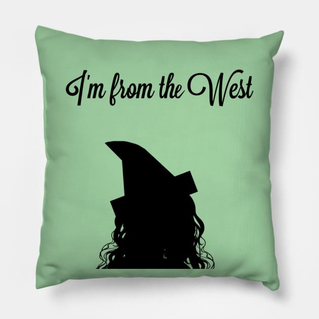 Wicked Witch Pillow by Emma Lorraine Aspen