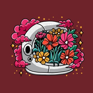 Floral Astronaut T-Shirt