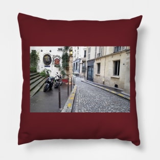 Paris Medieval Street Pillow