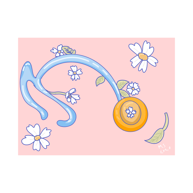 Flower Stethoscope by Thedisc0panda