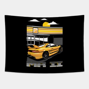 Toyota MR2 Yellow Tapestry