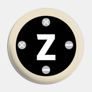 Letter Z Pin