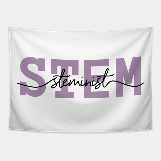 STEM girl - steminist Tapestry by nanarts