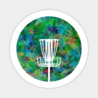 Colorful Disc Golf Basket Magnet