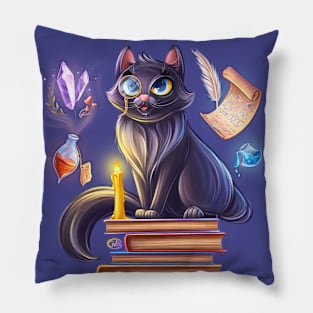 Cat a magician Pillow