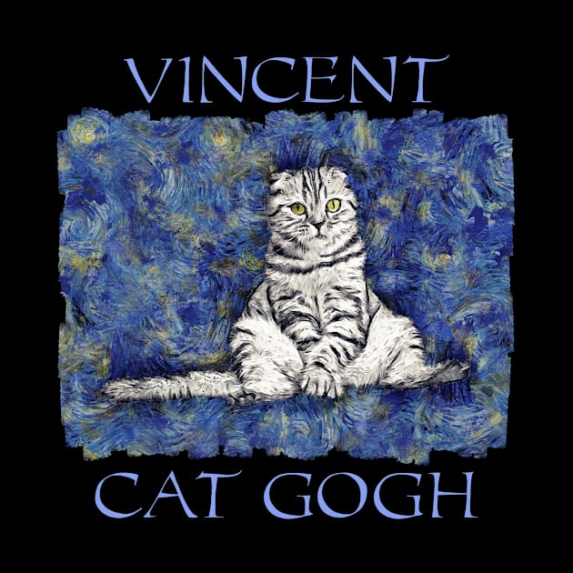 Vincent Cat Van Gogh by SybaDesign