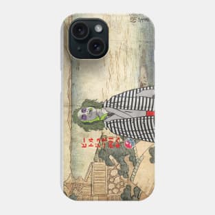 Beetlejuice goes to japan ukiyo-e Phone Case