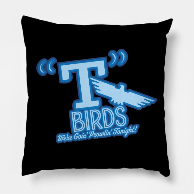 T-Birds Pillow by Nazonian