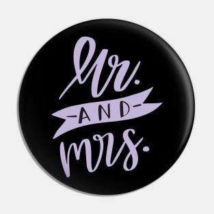 wedding couple lettering Pin