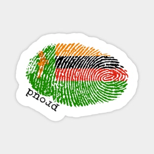 Zambia flag Magnet