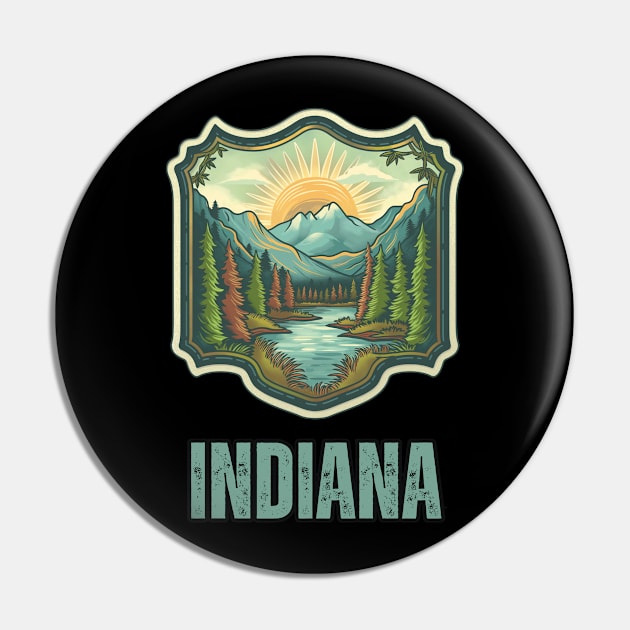 Indiana State USA Pin by Mary_Momerwids