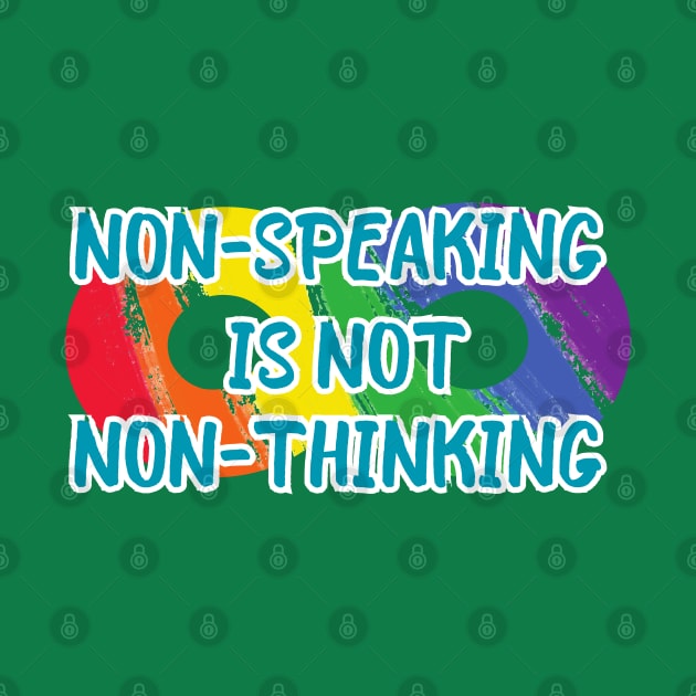 Not Speaking is not Non Thinking by PicklePrintables