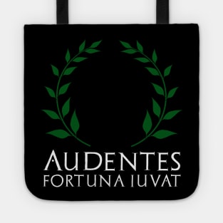 Fortune Favors The Bold Motivational Classical Greek Roman Tote