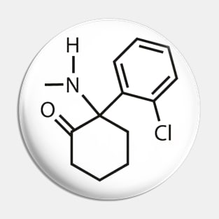 Ketamine Molecule Pin