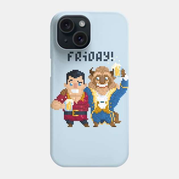 Beast and Gaston Phone Case by YayPixel